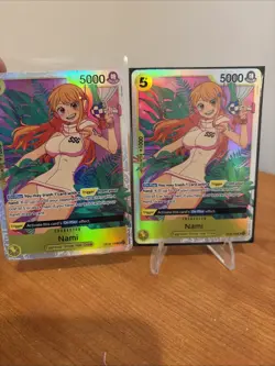 Nami OP08-106 SR One Piece 2 card Lot - Image 1