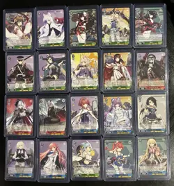 Weiss Schwarz Azur Lane LOT 20 cards Japanese Waifu ALL IN TOP LOADERS - Image 1