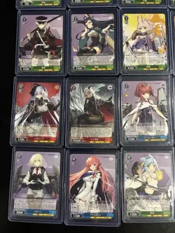Weiss Schwarz Azur Lane LOT 20 cards Japanese Waifu ALL IN TOP LOADERS - Image 4