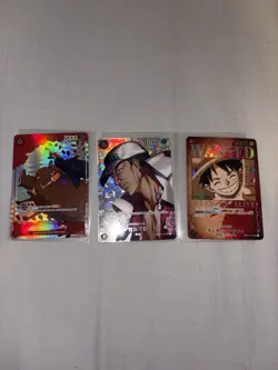 One Piece Luffy And Sakazuki Card Lot. SP Wanted Poster And Promo Lot - Image 1