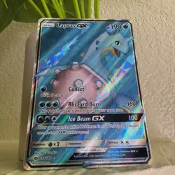 Pokemon Card 2017 LAPRAS GX - 139/149 SUN AND MOON BASE SET TCG - Cute - Image 2