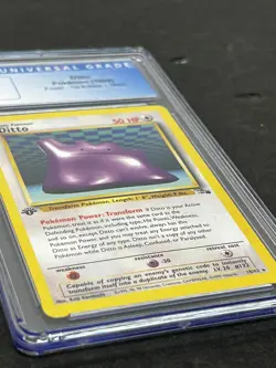 1999 Pokemon Fossil 1st Edition DITTO 18/62 Non-Holo Rare CGC 8 Slab Card - Image 5
