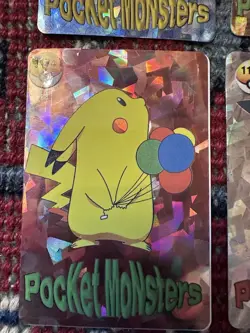 Vtg 90s Vending Machine Pokemon Pocket Monsters Card 8 Cards Lot Pikachu - Image 4