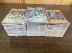 Vtg Yugioh 500ish Card Lot Used Mixed 1996 TCG Holo Rare 1st Ed. - Image 1