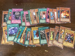 Vtg Yugioh 500ish Card Lot Used Mixed 1996 TCG Holo Rare 1st Ed. - Image 2