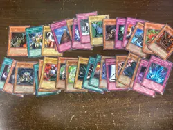Vtg Yugioh 500ish Card Lot Used Mixed 1996 TCG Holo Rare 1st Ed. - Image 3