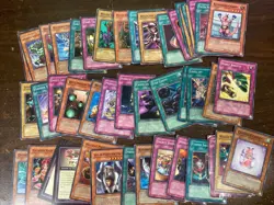 Vtg Yugioh 500ish Card Lot Used Mixed 1996 TCG Holo Rare 1st Ed. - Image 5