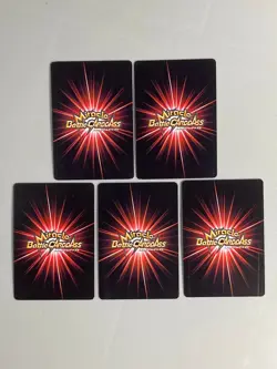 Luffy - Bundle of 5 - One Piece Miracle Battle Carddass Card Japanese - Image 2