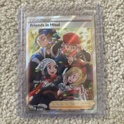 Pokemon Cards Friends In Hisui 148/159 Full Art Ultra Rare Crown Zenith - (NM) - Image 1