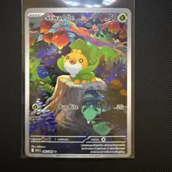 Sewaddle 087/086 Pokemon TCG White Flare Illustration Rare Card English NM - Image 1