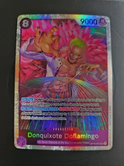 Donquixote Doflamingo OP10-071 English SR Royal Blood One Piece Card Game - Image 1