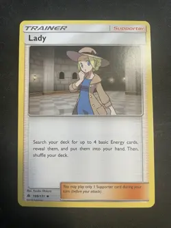 Lady 109/131 Forbidden Light Uncommon Pokemon TCG Card English NM - Image 1