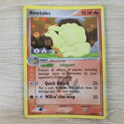 NM NEAR MINT Ninetales EX Hidden Legends 22/101 Reverse Holo Rare Pokemon Card - Image 1
