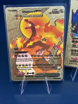 Pokemon 3 card Lot ALL CHARIZARD V Evolution Gold!! (ash1) - Image 4