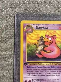 Pokemon TCG Slowbro Fossil 1st Edition Uncommon Card 43/62 LP - Image 4
