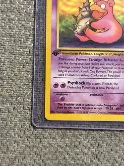 Pokemon TCG Slowbro Fossil 1st Edition Uncommon Card 43/62 LP - Image 5