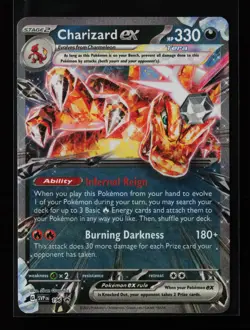 Charizard ex SVP 196 Holo SV: Scarlet & Violet Promo Cards Pokemon Card - Image 1