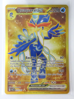 Pokemon Card Quaquaval Ex 273/193 Holo Hyper Rare Lightly Played - Image 1