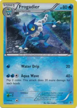 (XY KALOS-013) (Foil) Frogadier (U) Pokemon XY Kalos Series Card # 13 - Image 1