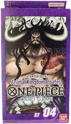 ONE PIECE CARD GAME ST04 STARTER DECK ANIMAL KINGDOM (random pack) 811039038458 - Image 1