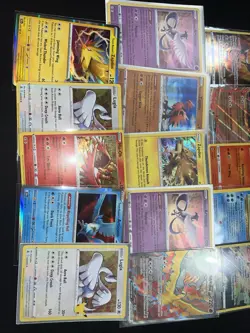 Pokemon Card Collection Lot Full Arts Sir Holos TCG More All NM Legendary Birds - Image 4