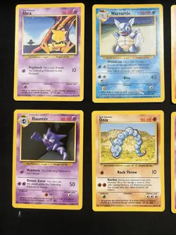 Wotc Lot Pokemon Card Collection Rare UK 4th Print Holo 1999-2000 - Image 1