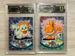 1999 pokemon card Hypno Seel #97 #86 topps TV animation edition vintage gem 9.5 - Image 1