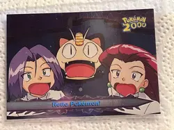 Pokemon 2000 Movie Animation Edition - Holo Foil card 56 Hello Pokemon - Image 1
