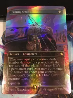 Fishing Gear (Borderless) FOIL - FINAL FANTASY MTG: Near Mint - Image 1