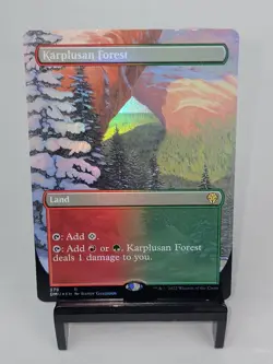 Magic the Gathering - Dominaria United - Karplusan Forest - Borderless - FOIL - Image 1