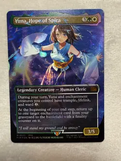 Yuna, Hope of Spira | FIN 0571 Chocobo Track Foil Mythic | MTG Final Fantasy - Image 1