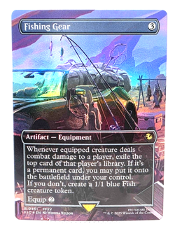 Fishing Gear (Borderless) Commander: Final Fantasy Foil - Image 1