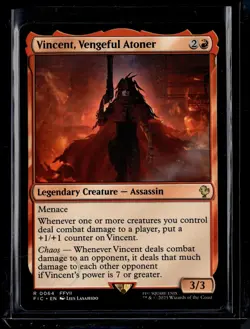 Vincent, Vengeful Atoner - 64 - FIC - NM - MTG Magic the Gathering - Image 1