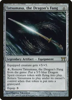 Tatsumasa, the Dragon's Fang Champions of Kamigawa LP MTG - Image 1