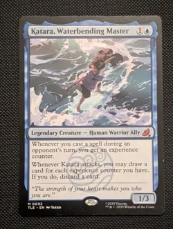 Magic the Gathering MTG Katara, Waterbending Master x1 Mythic Card NM/M Avatar - Image 1