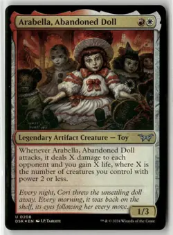 2024 MTG - Duskmourn: House of Horror - Arabella, Abandoned Doll Uncommon Foil - Image 1