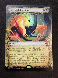 🌈 Celestial Reunion - Showcase FOIL - Lorwyn Eclipsed MTG 0326 - NM - Image 1
