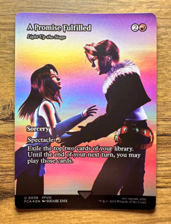 Magic MTG Final Fantasy A Promise Fulfilled #39 *FOIL* Through The Ages - Image 1
