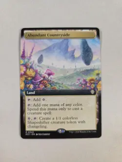 Abundant Countryside (Extended Art) Commander: Lorwyn Eclipsed Regular - Image 1