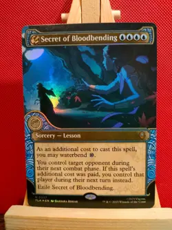 Secret of Bloodbending FOIL Showcase - Avatar: The Last Airbender - NM - MTG - Image 1