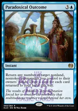 Paradoxical Outcome 1x FOIL KLD MTG Kaladesh Rare MINT blue - Image 1