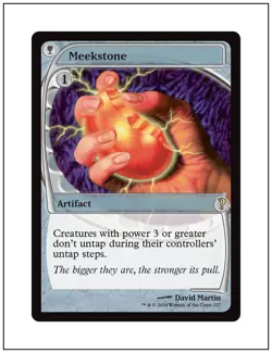 1x Meekstone, Future Sight Frame, Mystery Booster 2 Magic MTG NM - Image 1