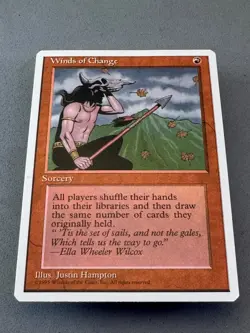 Winds of Change 4th Edition MTG-Never Played NM-Vintage Magic the Gathering - Image 3