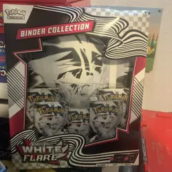 Pokemon TCG Scarlet & Violet White Flare Binder Collection Box free shipping - Image 1
