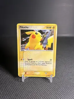 Pokemon TCG Pikachu 13/17 POP Series 4 Holo HP/DMG - Image 1