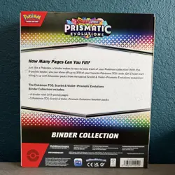Pokemon TCG: Scarlet & Violet Prismatic Evolutions Binder Collection NEW Sealed - Image 2