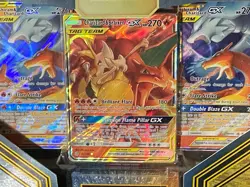 Pokemon Sun & Moon Unbroken Bonds Reshiram & Charizard GX League Battle Deck - Image 2