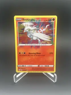 Pokemon TCG Reshiram 017/072 Shining Fates Amazing Rare Art Holo Chase NM 5 - Image 1