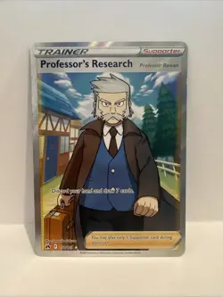 Professor's Research 150/159 Pokemon TCG Crown Zenith Full Art NM - Image 1