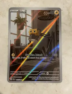 2025 Pokemon Joltik 116/086 White Flare Illustration Rare Holo English NM - Image 1